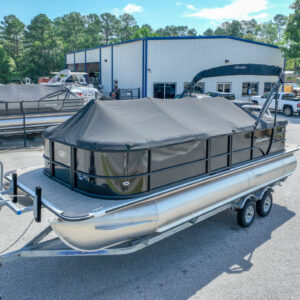 Black - 2024 Bentley Legacy 220 Cruise Pontoon w/ Mercury 115ELPT & Trailer