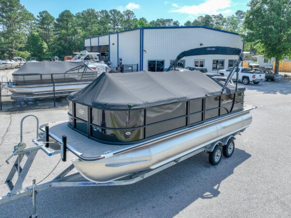Black - 2024 Bentley Legacy 220 Cruise Pontoon w/ Mercury 115ELPT & Trailer