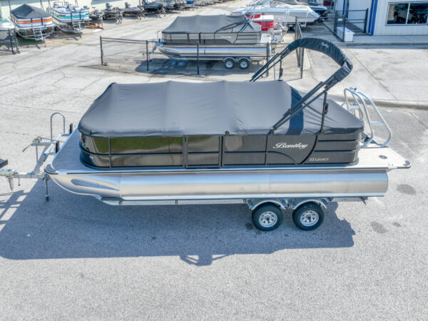 Black - 2024 Bentley Legacy 220 Cruise Pontoon w/ Mercury 115ELPT & Trailer - Image 8