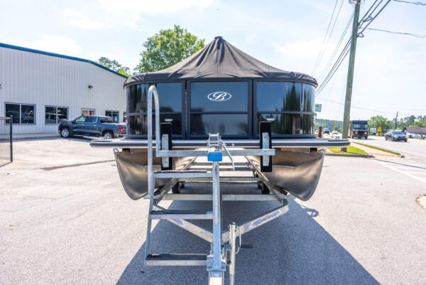 Black - 2024 Bentley Legacy 220 Cruise Pontoon w/ Mercury 115ELPT & Trailer - Image 2