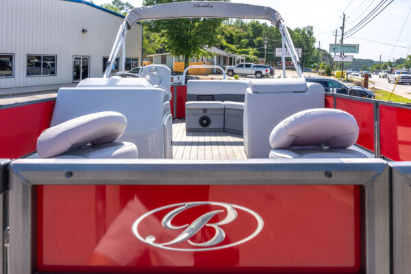 Red - 2024 Bentley 200 Fish Pontoon w/ Mercury 115ELPT CT & Wesco Trailer - Image 10